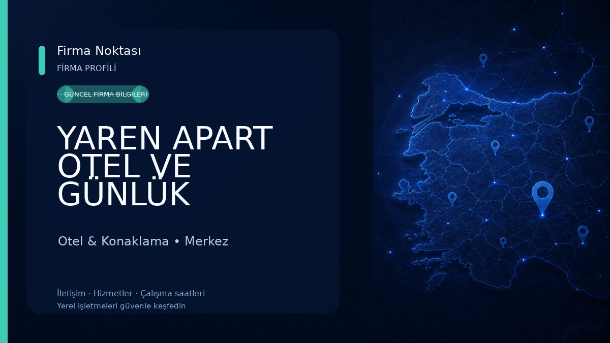 YAREN APART OTEL VE GÜNLÜK KONAKLAMA Otel & Konaklama
