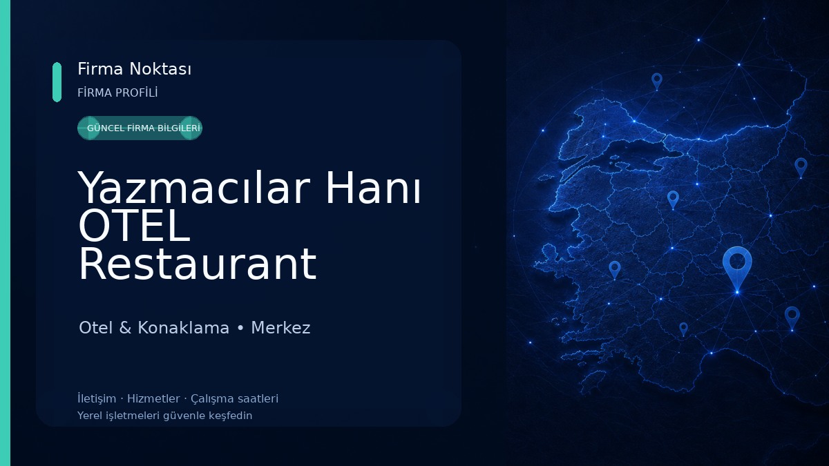 Yazmacılar Hanı OTEL Restaurant Otel & Konaklama
