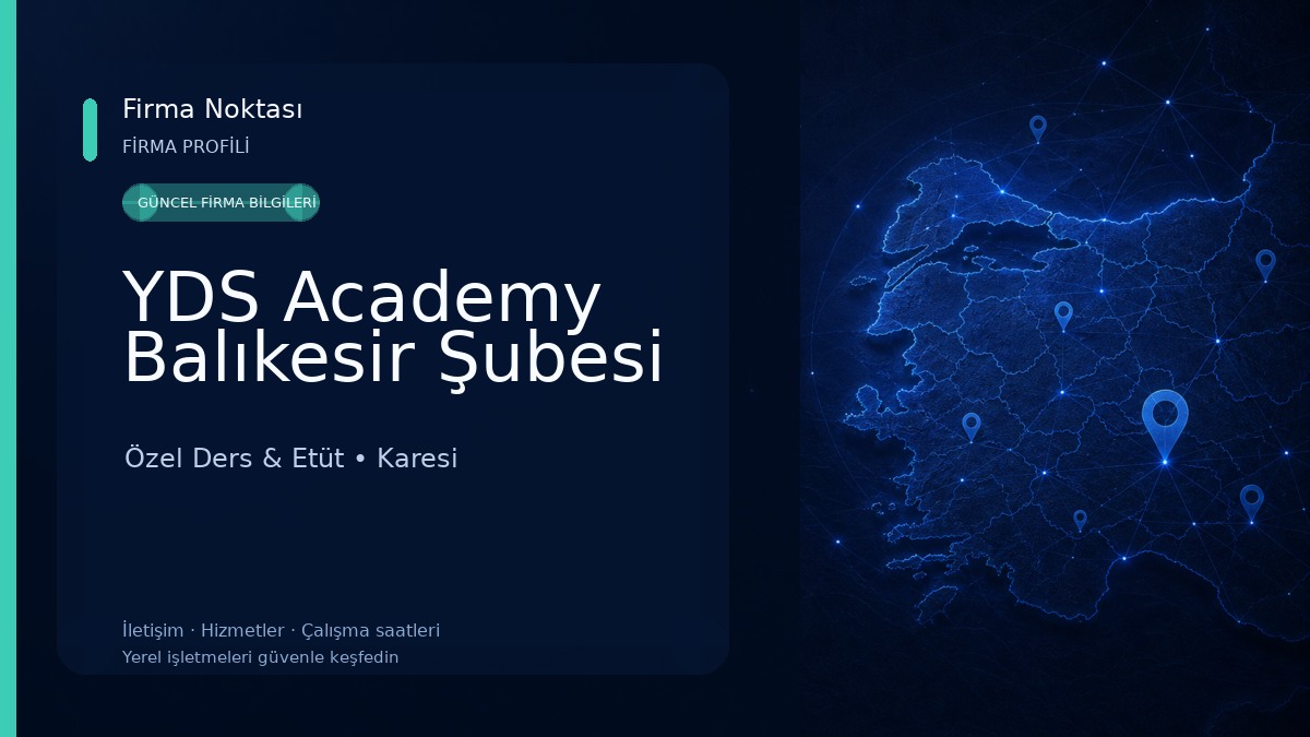 YDS Academy Balıkesir Şubesi Özel Ders & Etüt