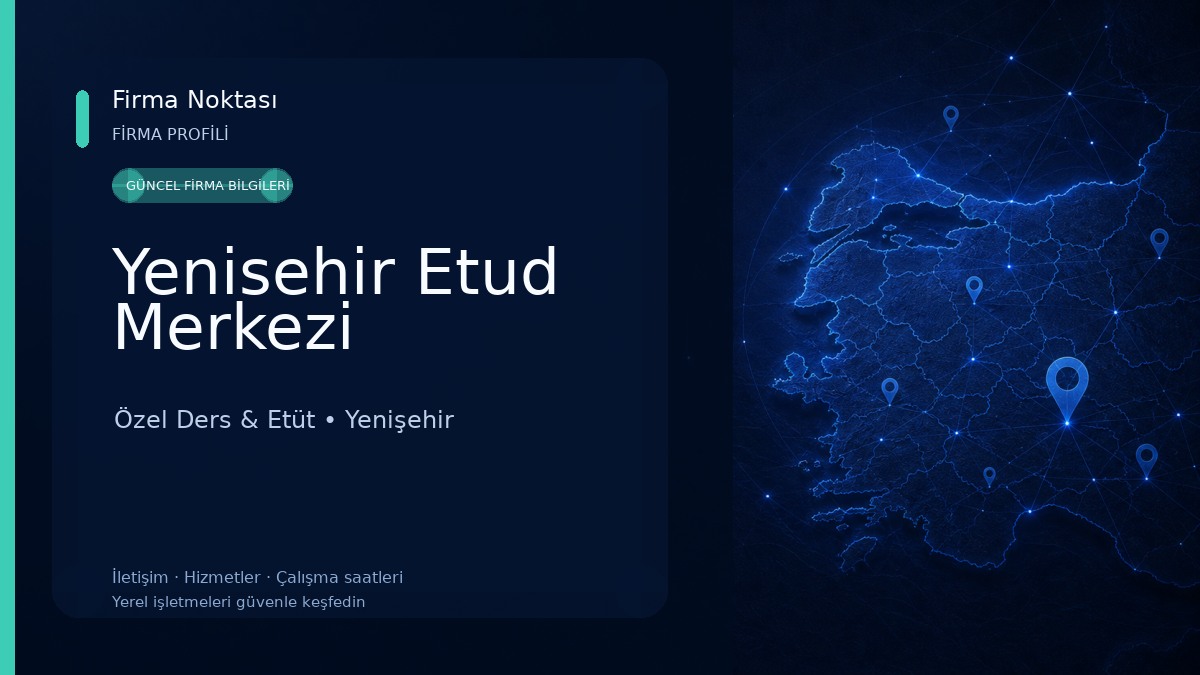 Yenisehir Etud Merkezi Özel Ders & Etüt