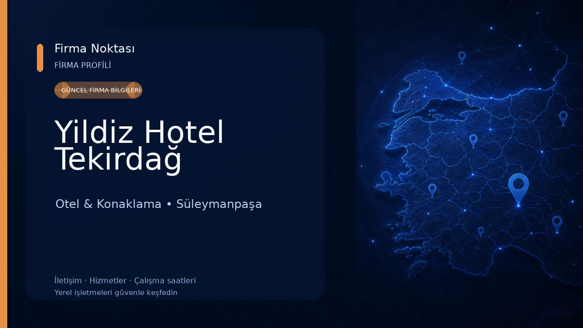 Yildiz Hotel Tekirdağ Otel & Konaklama