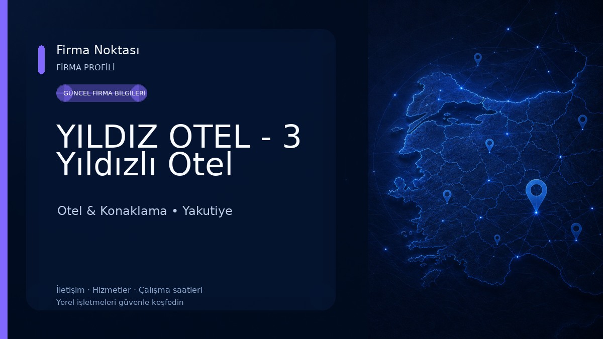 YILDIZ OTEL - 3 Yıldızlı Otel