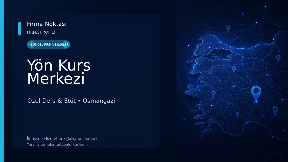 Yön Kurs Merkezi Özel Ders & Etüt